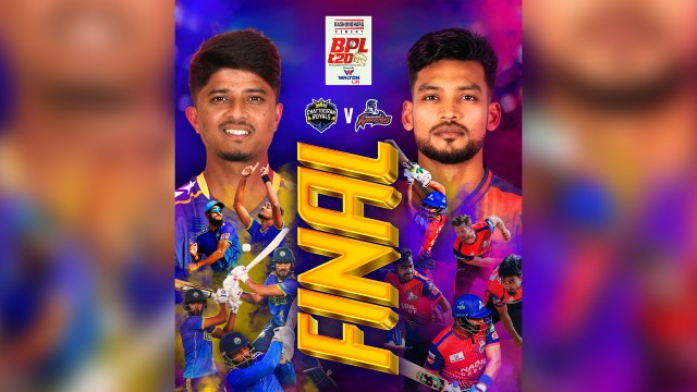 আজ ফাইনালে মুখোমুখি হচ্ছে রাজশাহী ওয়ারিয়র্স এবং চট্টগ্রাম রয়্যালস। ছবি: ফেসবুক