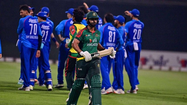 আফগানিস্তানের কাছে সিরিজ হার বাংলাদেশের