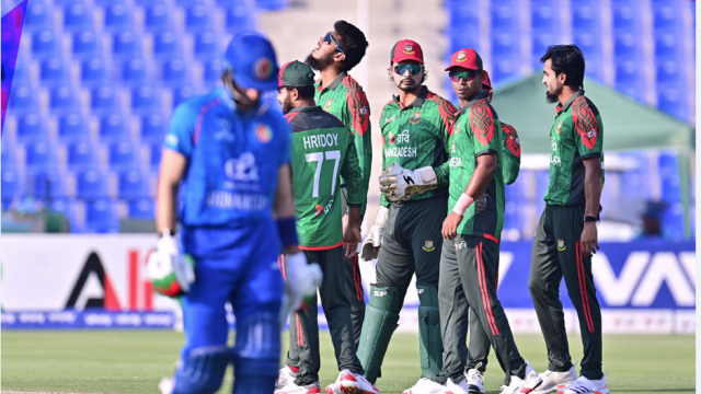 বাংলাদেশকে ১৯১ রানের লক্ষ্য দিল আফগানিস্তান