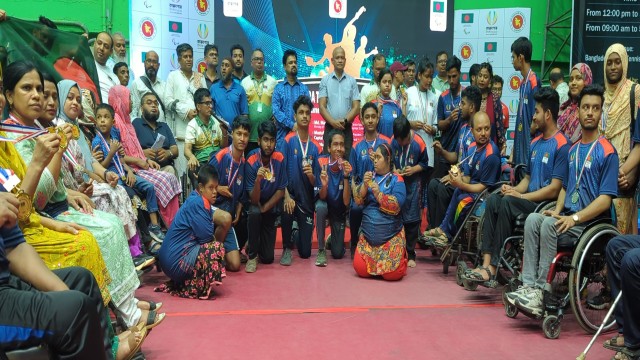 শেষ হলো জাতীয় প্যারা টেবিল টেনিস চ্যাম্পিয়নশিপ