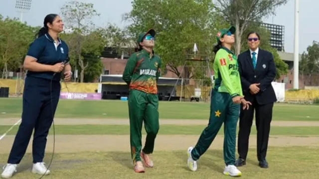 বাংলাদেশের বিপক্ষে টসে জিতে ব্যাটিংয়ে পাকিস্তান