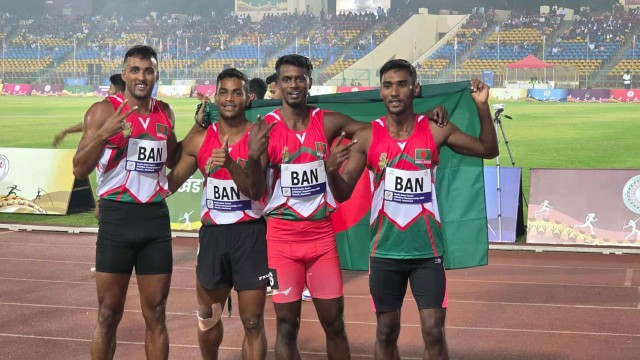 সাফ অ্যাথলেটিক্সে অবশেষে বাংলাদেশের ব্রোঞ্জ জয়