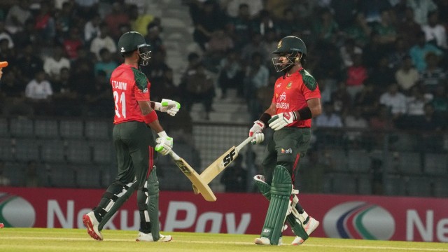 অধিনায়ক লিটনের ঝড়ো ব্যাটিংয়ে বড় জয় বাংলাদেশের