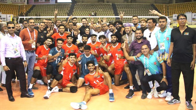কাভা কাপ ভলিবল: শ্রীলঙ্কাকে হারিয়ে টানা তৃতীয় জয় বাংলাদেশের